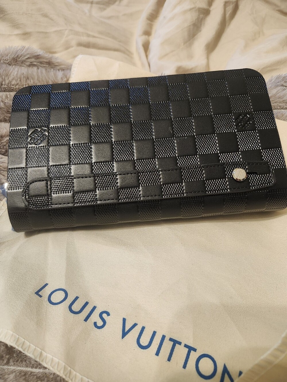 Black Monogram Wallet